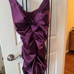 Beautiful shiny purple dress